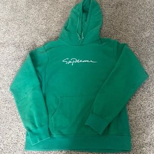 Rare 2018 Supreme Classic Script Hoodie